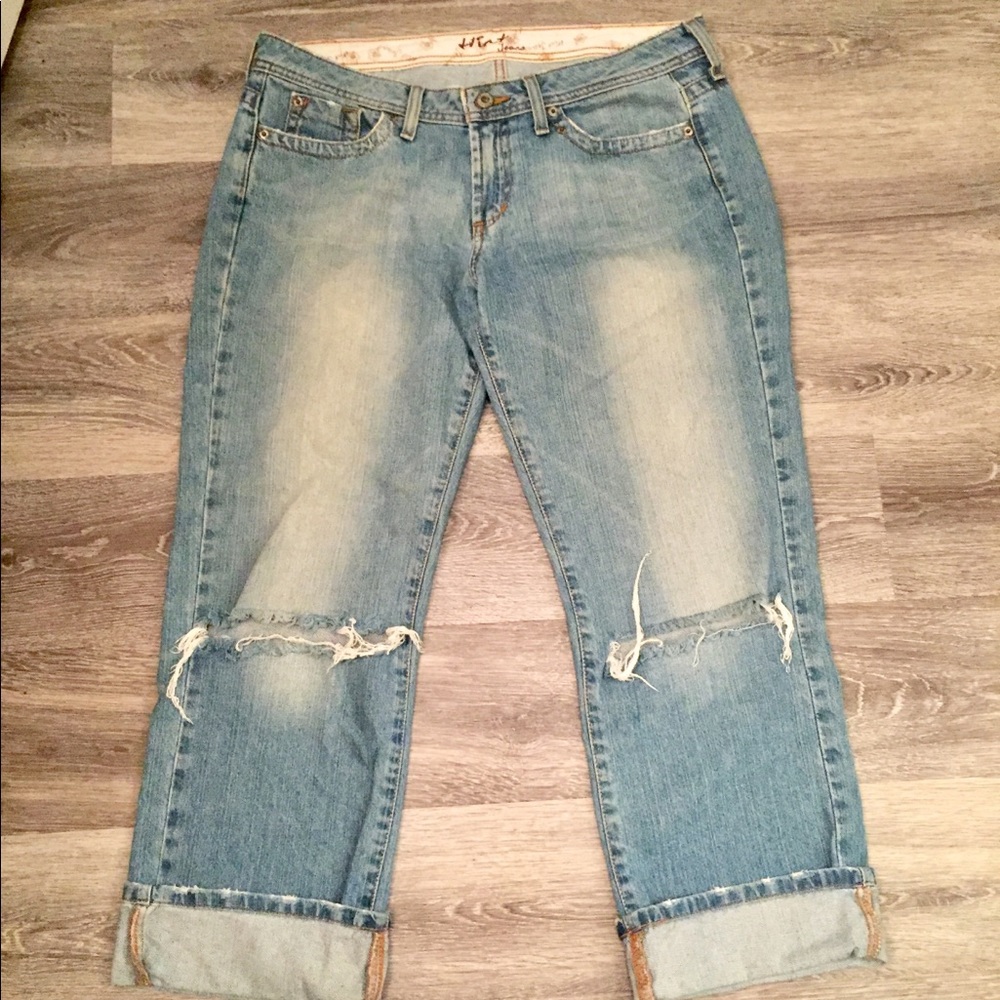 Denim capris